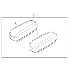 John Deere Z740R - PC13621 - Armrest Kit - ST940228