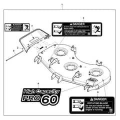 John Deere Z740R - PC13621 - Mower Deck - ST941066