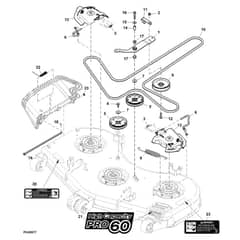 John Deere Z740R - PC13621 - Belt - ST941368