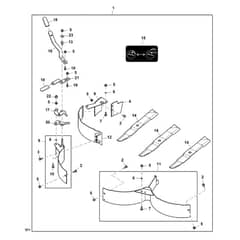 John Deere Z740R - PC13621 - Mulch Control - ST941442