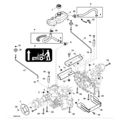 John Deere Z740R - PC13621 - Hydraulic Reservoir - ST945072