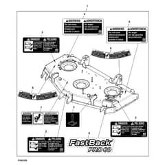 John Deere Z950R - PC11782 - Deck Shell (090001 - ) - ST1012840