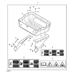 John Deere Z950R - PC11782 - Cargo Basket - ST1014026