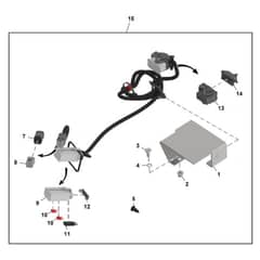 John Deere Z950R - PC11782 - Wiring Harness - ST1898268