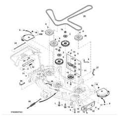 John Deere Z950R - PC11782 - Belt Idlers - ST2467908