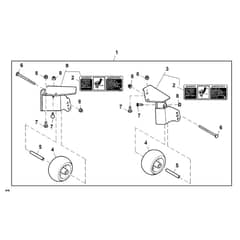 John Deere Z950R - PC11782 - Rear Anti-Scalp - ST859159