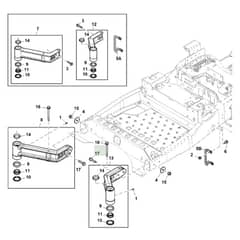 John Deere Z950R - PC11782 - Caster Arms - ST899254