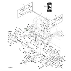 John Deere Z950R - PC11782 - Hopper Brackets - ST901412