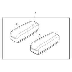 John Deere Z950R - PC11782 - Armrest Kit - ST940228