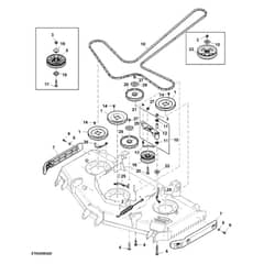 John Deere Z994R - PC13622 - Belt Drive (030001 - ) - ST1005086