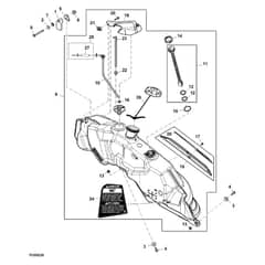 John Deere Z994R - PC13622 - Fuel Tank - ST1062154