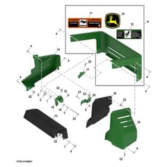 John Deere Z994R - PC13622 - Grille (080001 - ) - ST2048908