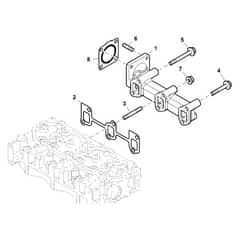John Deere Z994R - PC13622 - Exhaust Manifold - ST940477