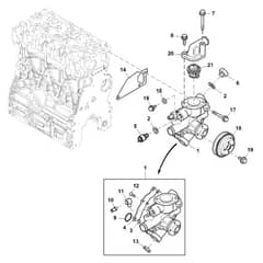 John Deere Z994R - PC13622 - Water Pump - ST940496