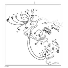 John Deere Z994R - PC13622 - Chassis Wiring (1/2) ( - 070000) - ST940684