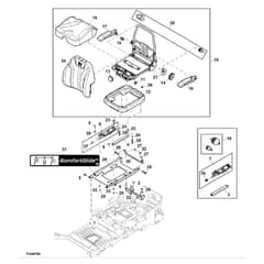 John Deere Z994R - PC13622 - Seat W/ (020001 - ) - ST985014