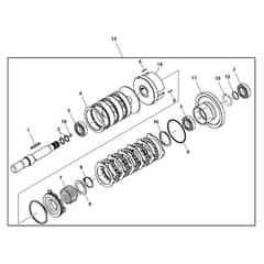 John Deere Z997R - PC12156 - Pto Clutch - ST501564