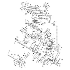 John Deere Z997R - PC12156 - Frame - ST781876