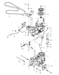 Husqvarna Z 242F - Hydraulic Pump