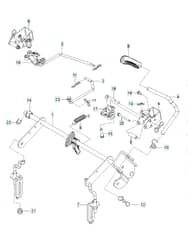Husqvarna Z 254F - Mower Lift & Deck Lift