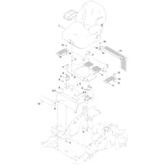 Toro Z Master 122cm - 72902TE (412200000 - 999999999) Seat Mounting