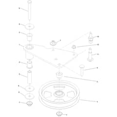 Toro Z Master 122cm - 74048TE (400000000 - 408767851) Idler Arm No. 139-1087