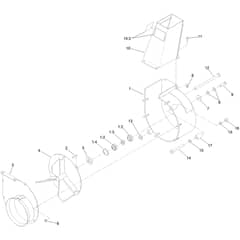 Toro Z Master 122cm - 74311TE (316000001 - 316999999) Blower No. 116-9649
