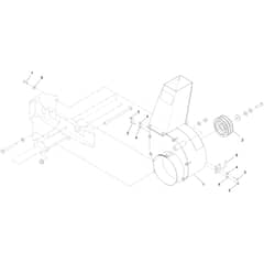 Toro Z Master 122cm - 74311TE (413000000 - 415899999) Blower Mounting