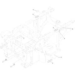 Toro Z Master 122cm - 74311TE (413000000 - 415899999) Frame and Decal No. 116-7482