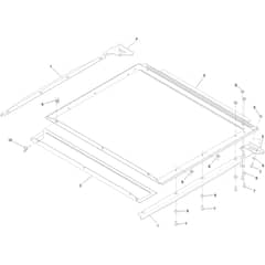 Toro Z Master 122cm - 74311TE (400000000 - 401999999) Hopper Screen No. 109-0717