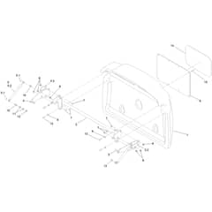 Toro Z Master 122cm - 74311TE (405700000 - 412999999) Hopper Door No. 130-2875