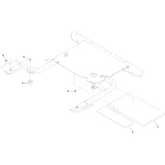 Toro Z Master 122cm - 74311TE (405700000 - 412999999) Hopper Frame No. 109-4086