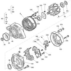 Toro Z Master 132cm - 72264TE (400000000 - 406427908) Alternator Components