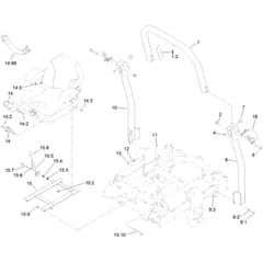 Toro Z Master 132cm - 72264TE (406430000 - 409547309) Roll-Over Protection System No. 110-0877
