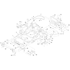 Toro Z Master 132cm - 72969TE (400000000 - 412899999) Main Frame
