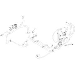 Toro Z Master 132cm - 77292TE (410000000 - 412999999) Harness No. 126-5803