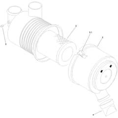 Toro Z Master 152cm - 72279TE (406400000 - 409999999) Air Cleaner No. 93-2190