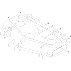 Toro Z Master 152cm - 72279TE (406400000 - 409999999) Deck Decal No. 140-1155