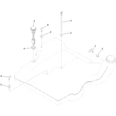 Toro Z Master 152cm - 74056TE (414328123 - 414328134) Fuel Tank No. 139-6722