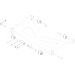 Toro Z Master 152cm - 74056TE (414400000 - 416274359) Deck Strut No. 140-1179