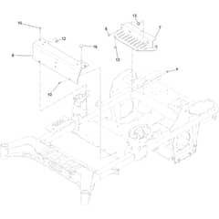 Toro Z Master 152cm - 74056TE (417400000 - 418031644) Tank Retainer