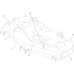 Toro Z Master 152cm - 74056TE (400000000 - 408907972) Deck Decal No. 144-6588