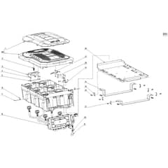 EGO ZT4200E-L - Ride-on Mower (Feb 2023) BMS Electric Assembly Diagram