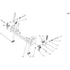 EGO ZT4200E-L - Ride-on Mower (Feb 2023) Control Assembly Diagram