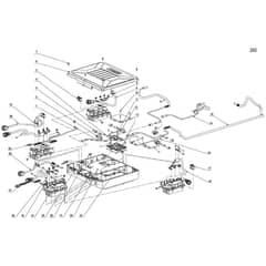 EGO ZT4200E-L - Ride-on Mower (Feb 2023) Control Electric Assembly Diagram