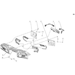 EGO ZT4200E-L - Ride-on Mower (Feb 2023) Front Frame Assembly Diagram