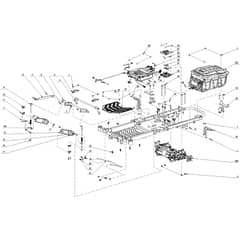 EGO ZT4200E-L - Ride-on Mower (Feb 2023) Main Assy Diagram