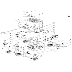 EGO ZT5200E-L - Ride-on Mower (Feb 2023) Control Box Assembly Diagram