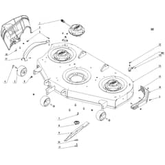 EGO ZT5200E-L - Ride-on Mower (Feb 2023) Deck Unit Diagram