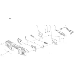 EGO ZT5200E-L - Ride-on Mower (Feb 2023) Front Frame Assembly Diagram